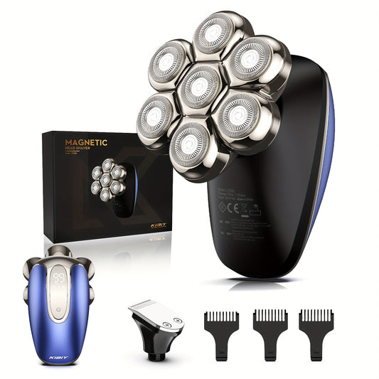 Detachable Head Shavers Kibiy 7D Magnetic Head Shaver