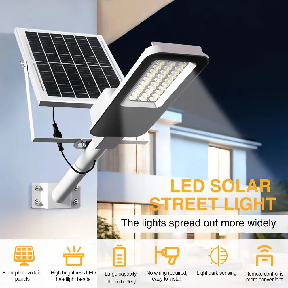 Outdoor Solar Lamps 6000mAh Waterproof Street Lights Dusk To Dawn