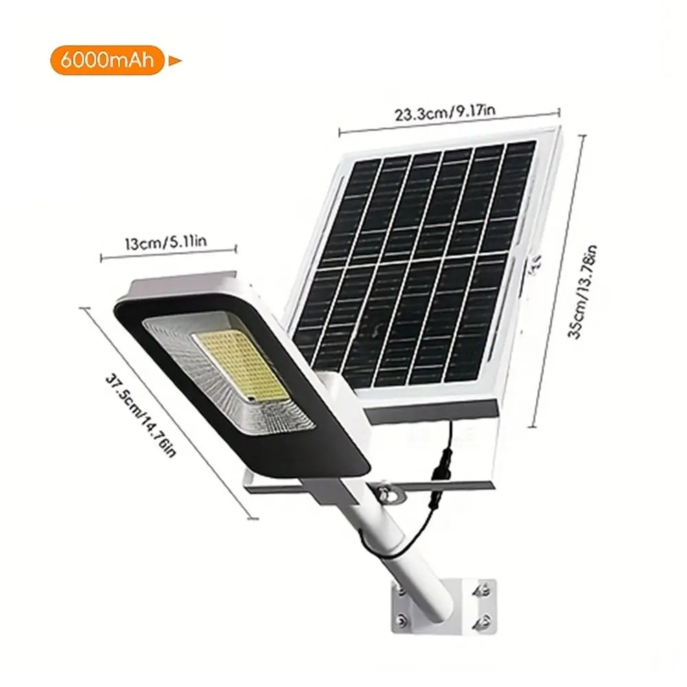 Outdoor Solar Lamps 6000mAh Waterproof Street Lights Dusk To Dawn
