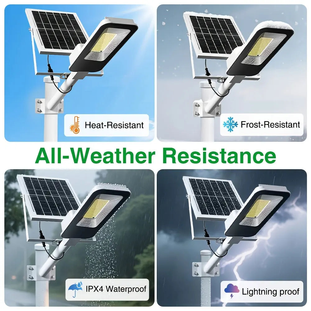 Outdoor Solar Lamps 6000mAh Waterproof Street Lights Dusk To Dawn