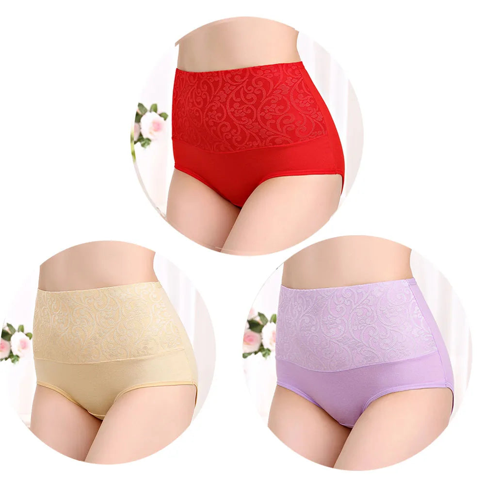 AIANGELAQIN Brand Cotton Panties For Women High Waist Briefs