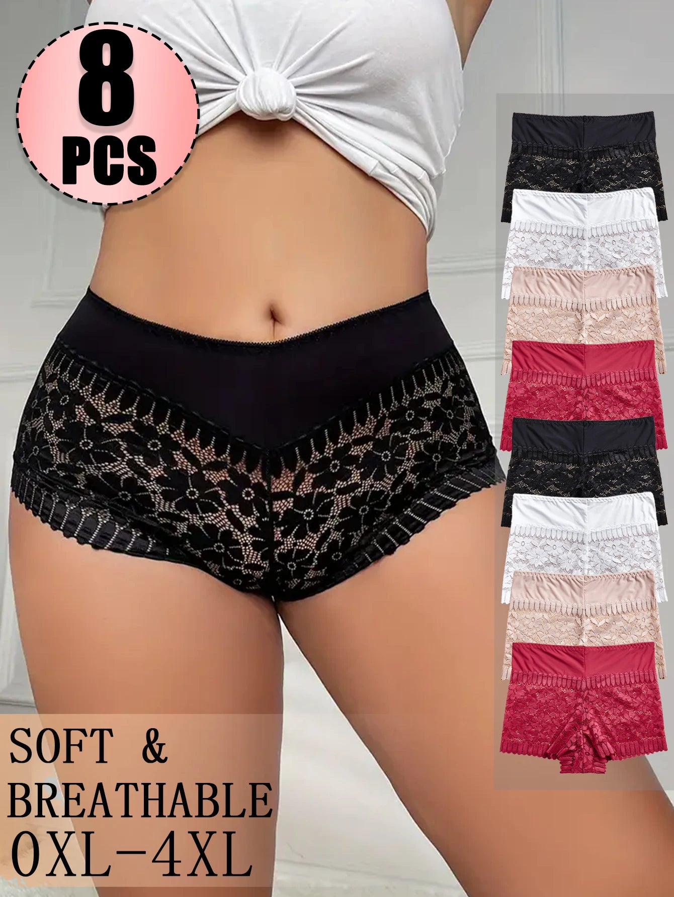 DORSU Lace Panties Soft Briefs For Women High Quality Lingerie
