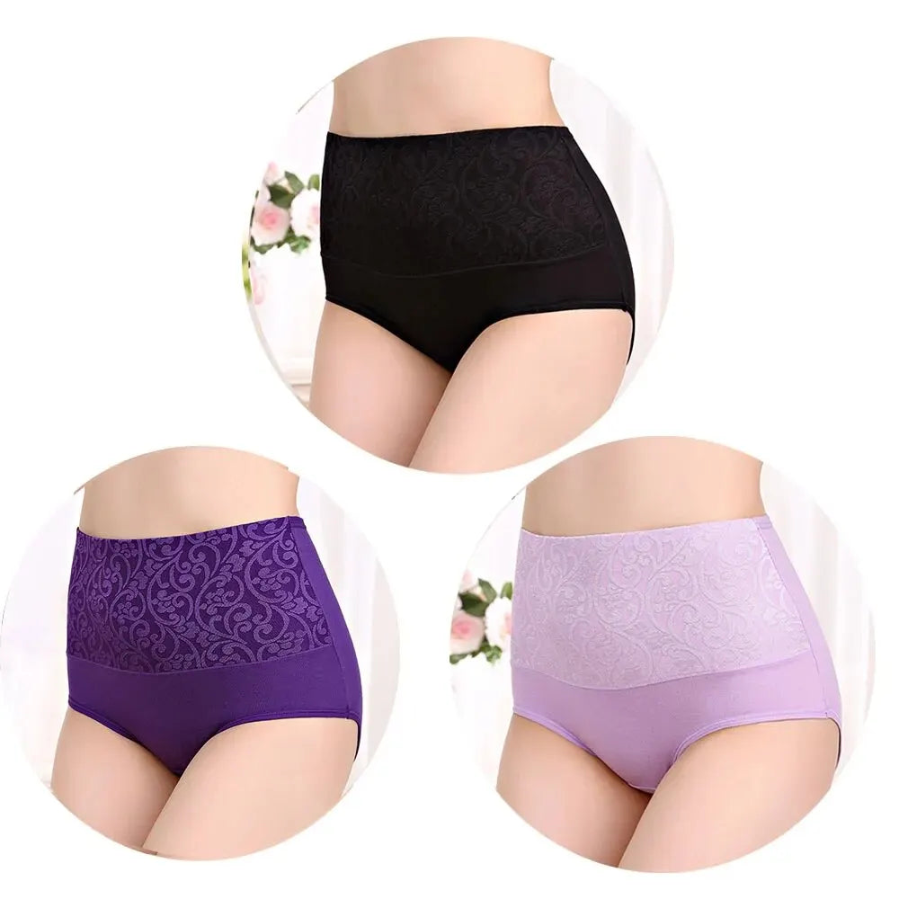 AIANGELAQIN Brand Cotton Panties For Women High Waist Briefs