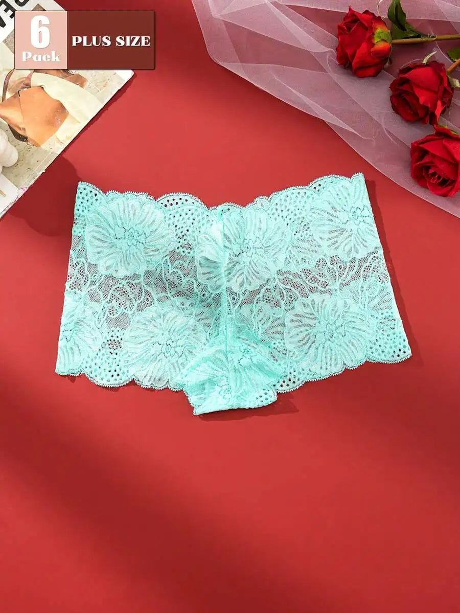 Lace Briefs For Women Set Of 6 Comfortable Underwear