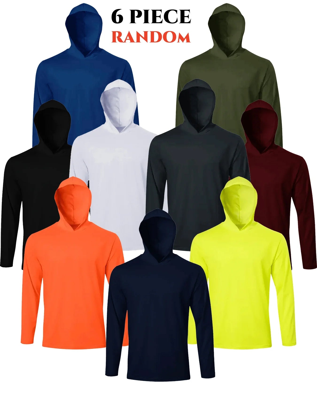 Mens Hooded Quick Dry Polyester Shirt Breathable Apparel