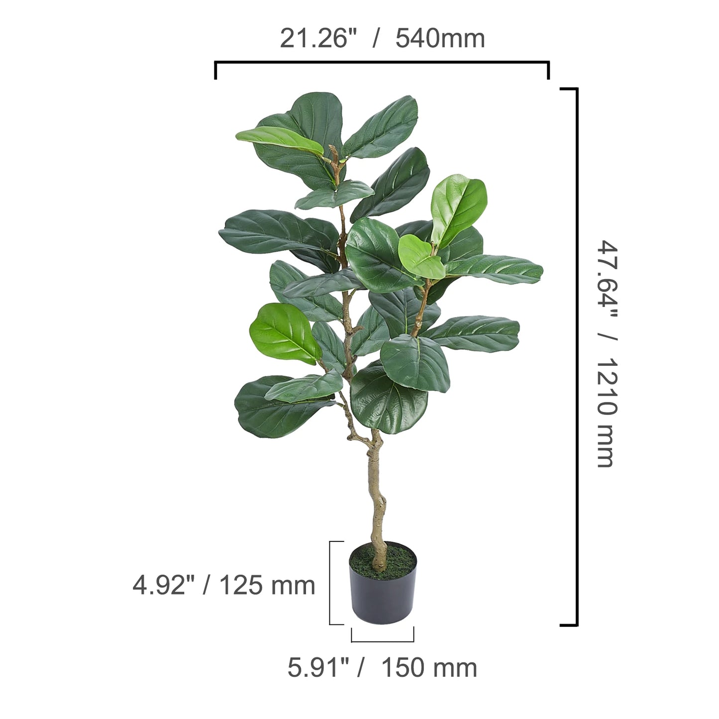 SucceBuy Artificial Olive Tree Faux Plant Indoor Anti Tilt Protection