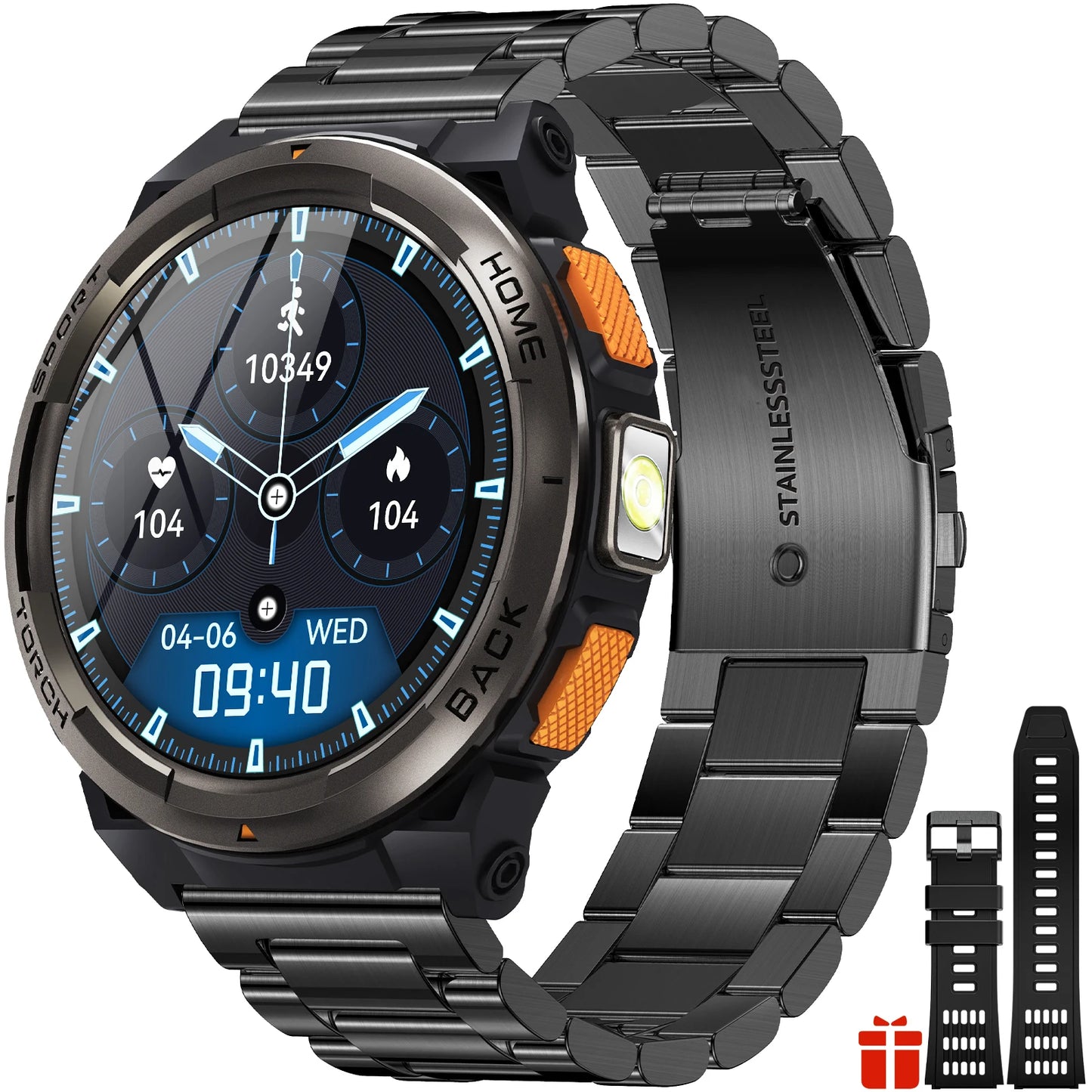 EIGIIS KE5 Smartwatch With Compass Barometer And Altitude 3ATM Waterproof