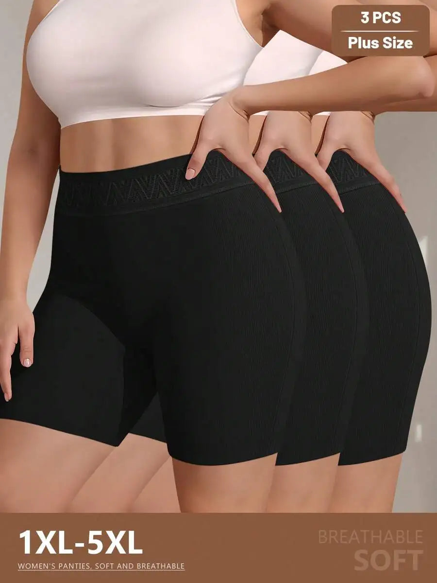 High Waist Seamless Boyshort Panties for Women Breathable Comfort