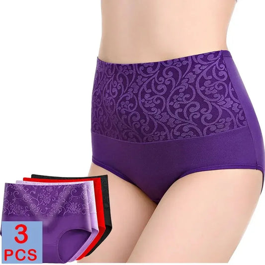 AIANGELAQIN Brand Cotton Panties For Women High Waist Briefs