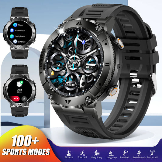 LaNikar Smart Watch Men Bluetooth Call Blood Pressure Fitness Monitor