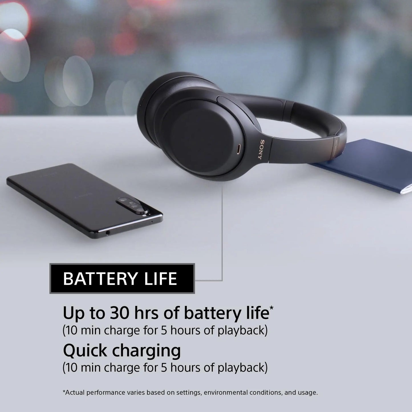 Sony WH-1000XM4 Wireless Noise Cancelling Headphones with Mic