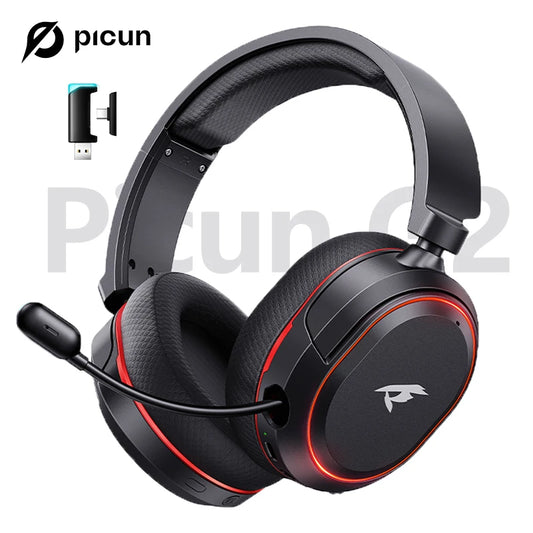 Picun 2 4G Wireless Gaming Headset With Low Latency