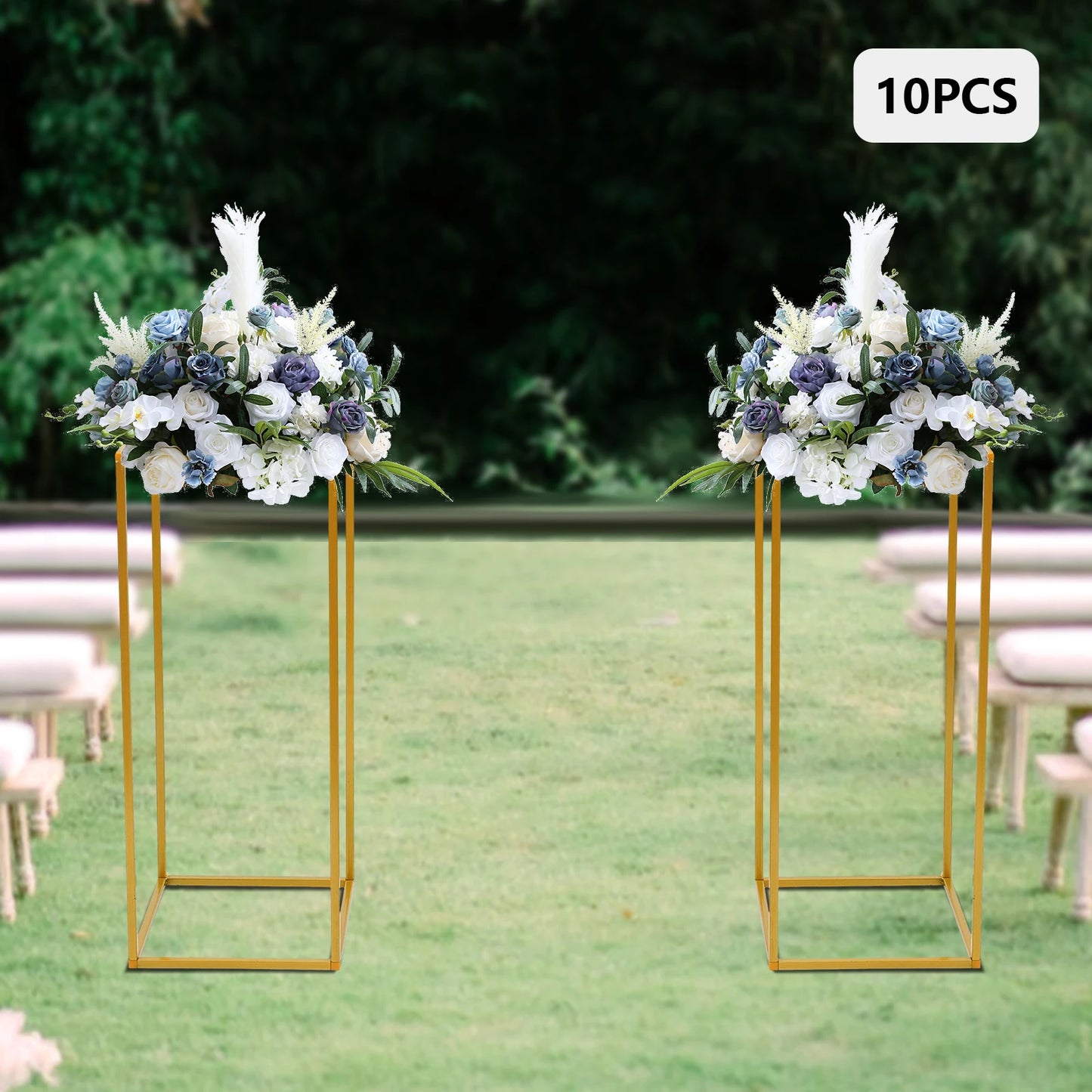 Metal Flower Rack Set for Weddings and Events Decor
