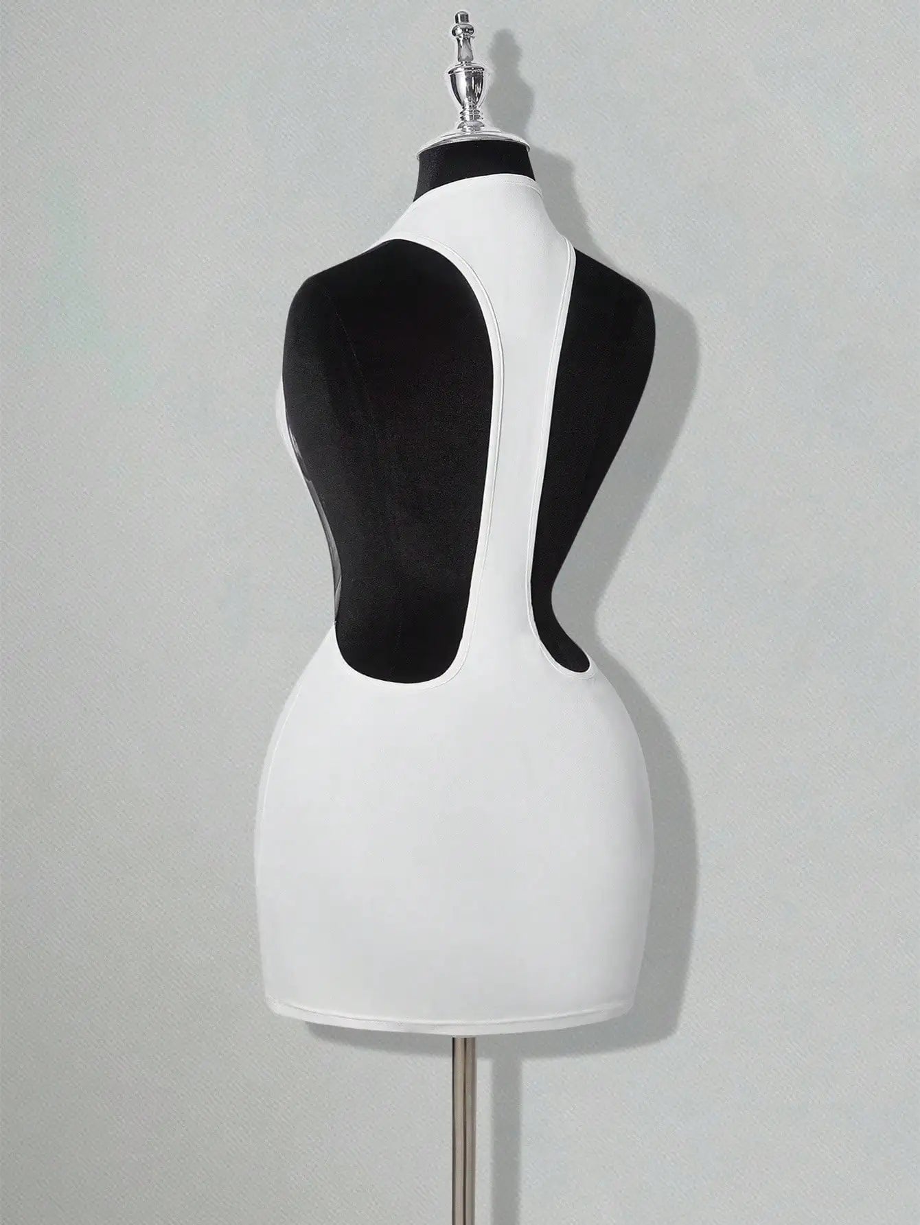 Bodycon Mini Dress With Criss-Cross Backless Design
