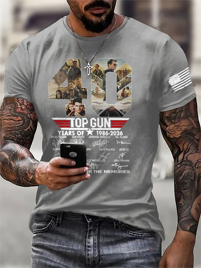 Ilstile Vintage Inspired Retro Aviation Graphic Tee