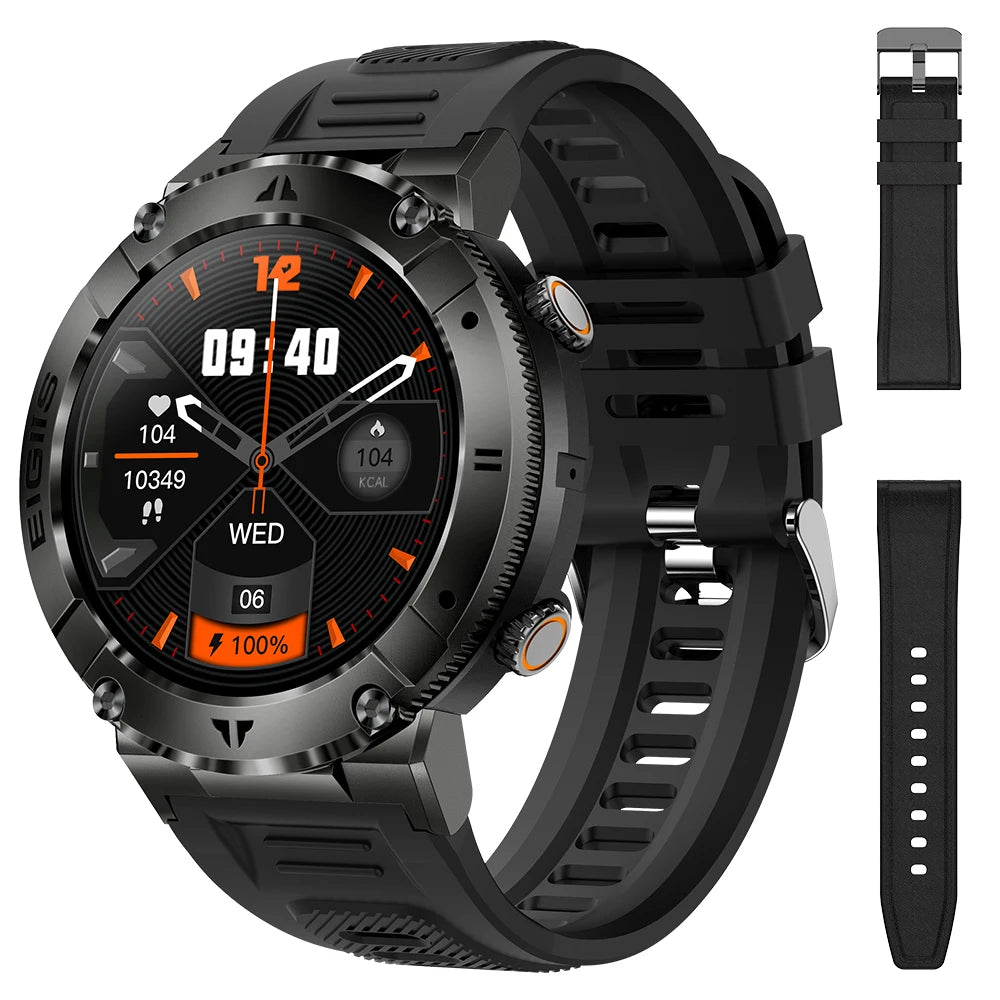 LaNikar Smart Watch Men Bluetooth Call Blood Pressure Fitness Monitor
