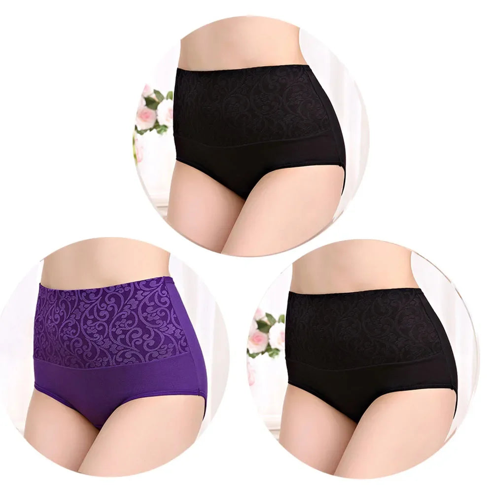 AIANGELAQIN Brand Cotton Panties For Women High Waist Briefs