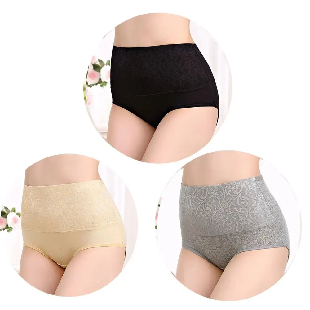 AIANGELAQIN Brand Cotton Panties For Women High Waist Briefs
