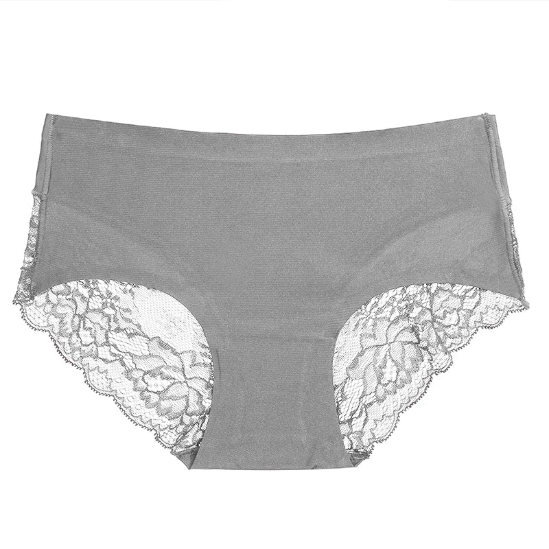 Women Lace Satin Panties Set Exquisite Soft Comfort