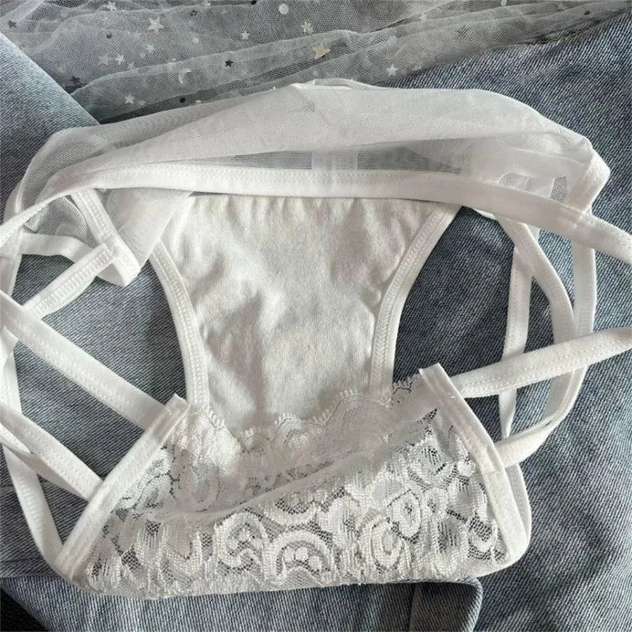 Breathable Lace Panties For Women Mesh Briefs Soft Comfort