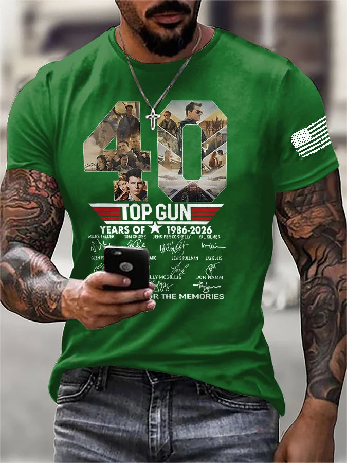 Ilstile Vintage Inspired Retro Aviation Graphic Tee