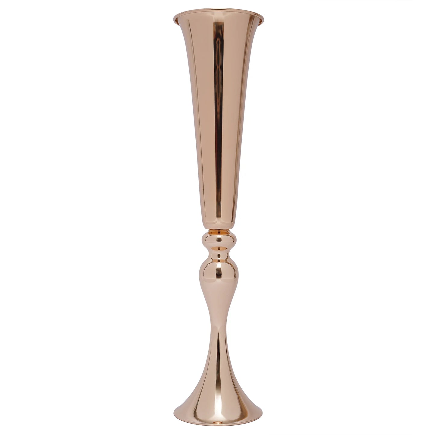 Gold Trumpet Vases Set For Wedding Table Centerpieces
