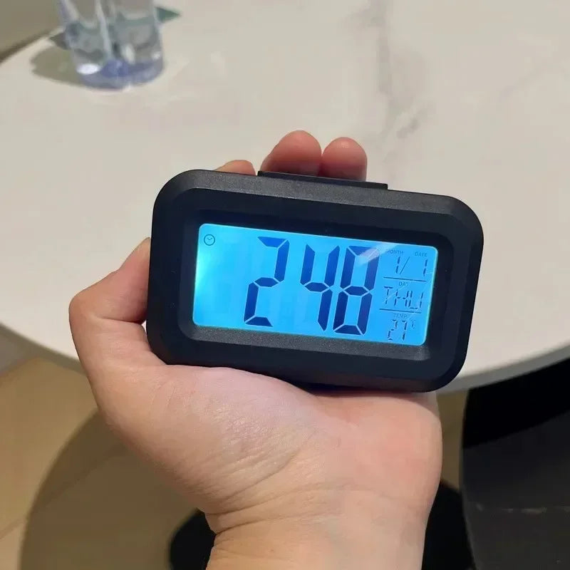 Digital Calendar Alarm Clock With LED Display For Desk