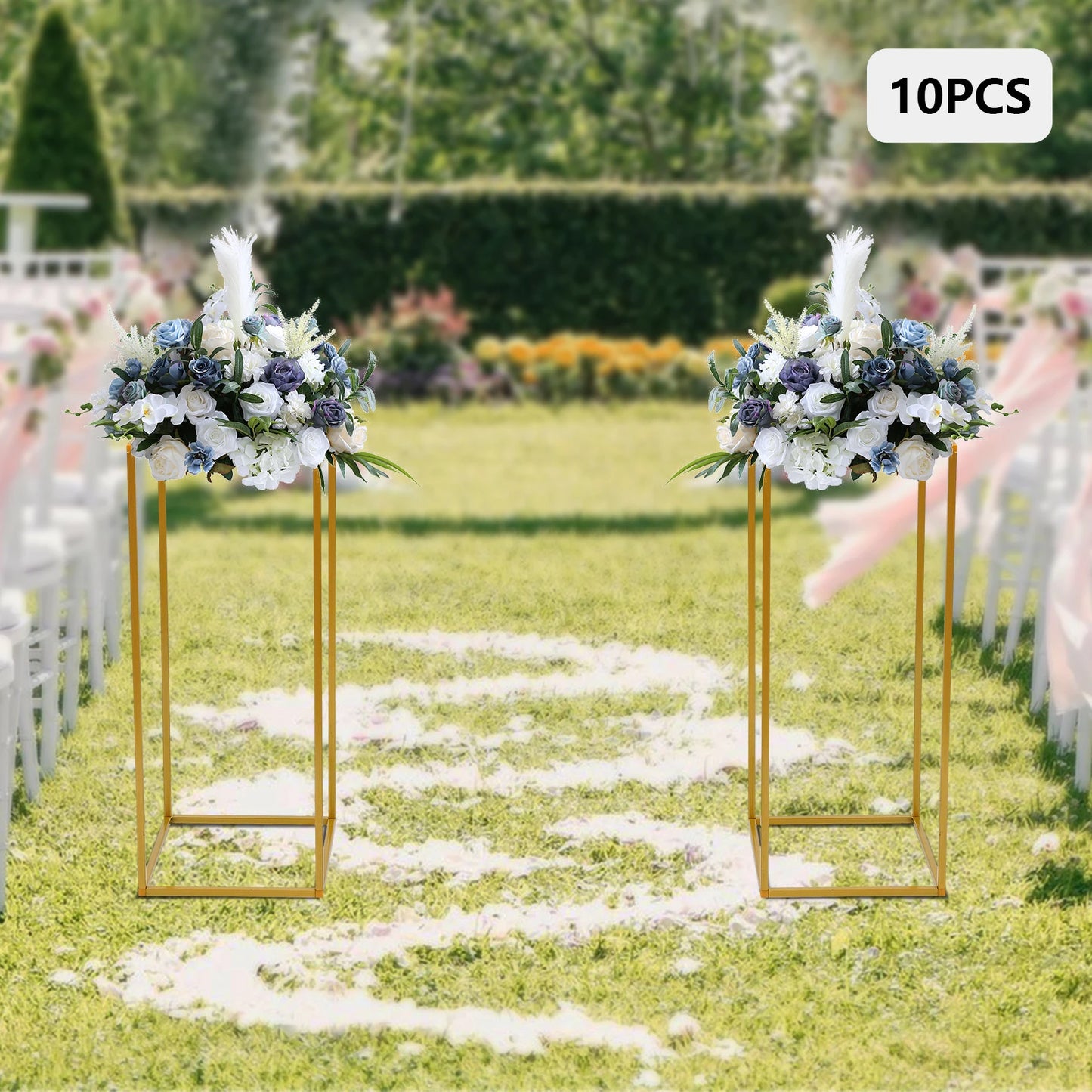 Metal Flower Rack Set for Weddings and Events Decor