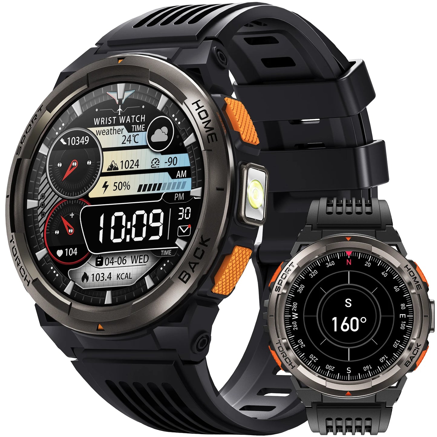 EIGIIS KE5 Smartwatch With Compass Altimeter Barometer