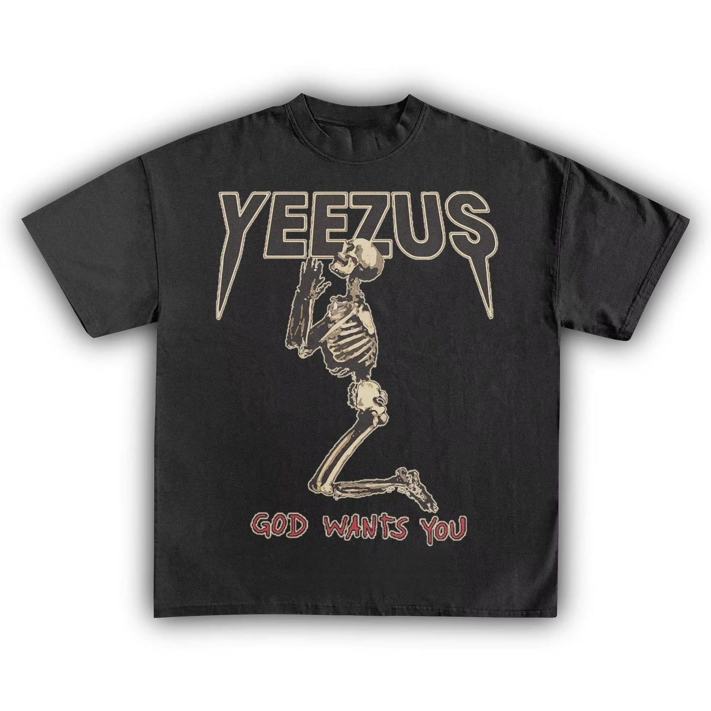 Yeezus Kanye West Cotton Unisex Short Sleeve Fan Tee