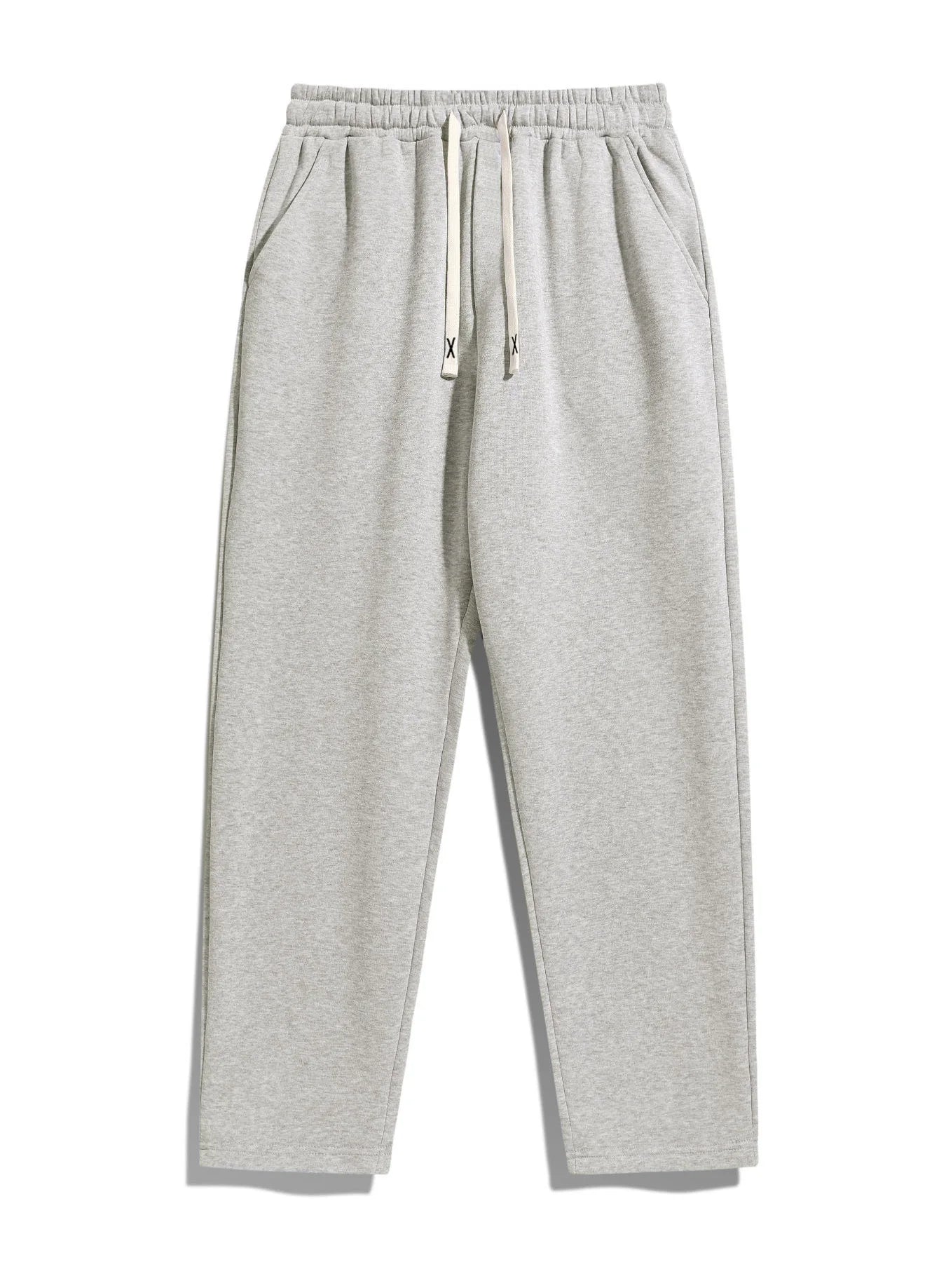 Men's Polyester Straight-Leg Casual Pants Five-Pocket For Outdoors And Travel