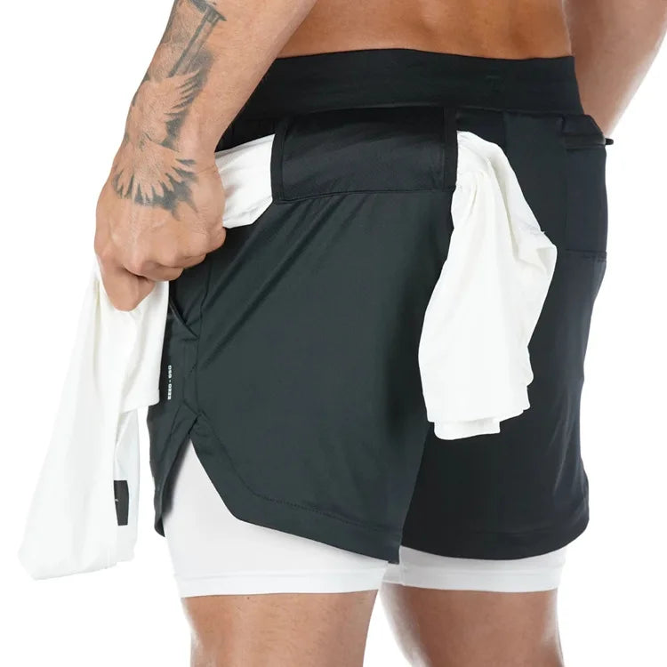 Running Shorts For Men Quick Dry Gym Training Pants