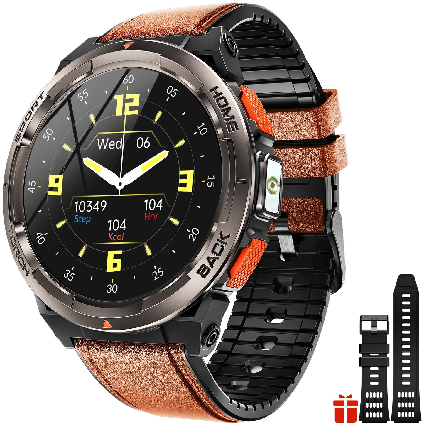 EIGIIS KE5 Smartwatch With Compass Barometer And Altitude 3ATM Waterproof