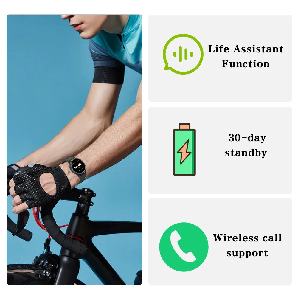 Smartwatch For Women Fitness Tracker iPhone Android Compatible