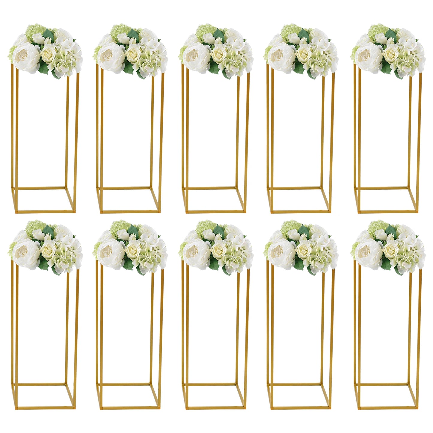 Metal Flower Rack Set for Weddings and Events Decor