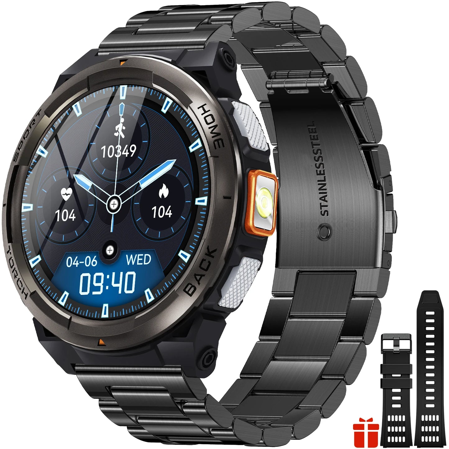 EIGIIS KE5 Smartwatch With Compass Barometer And Altitude 3ATM Waterproof