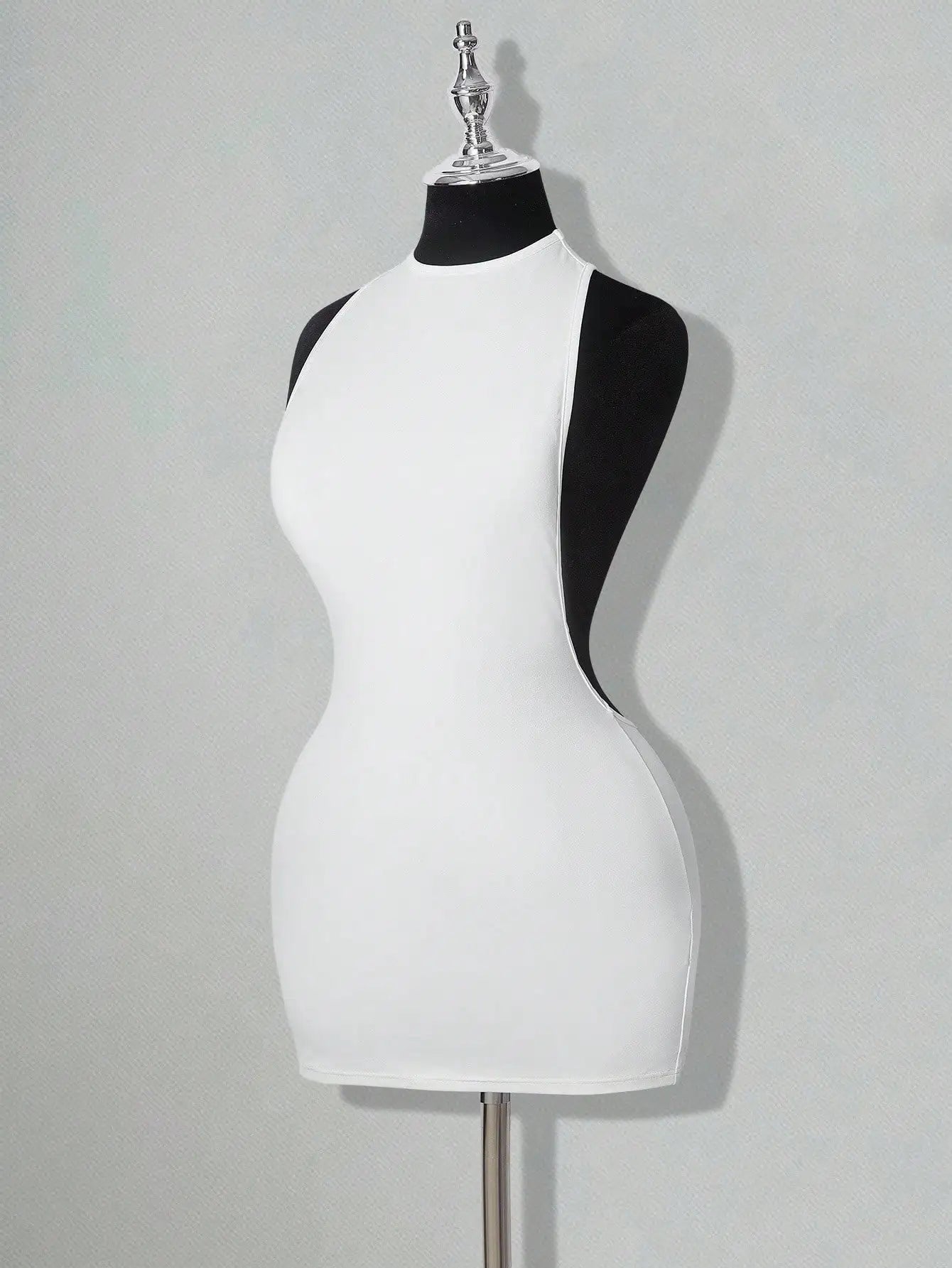Bodycon Mini Dress With Criss-Cross Backless Design