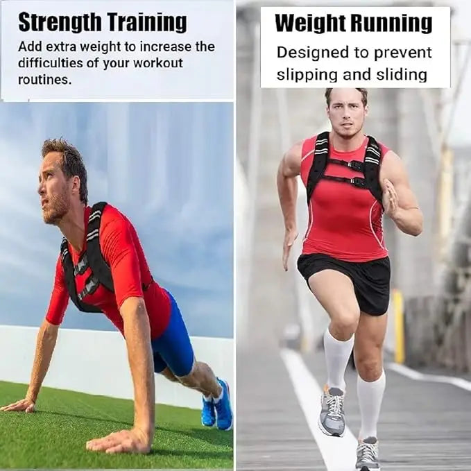 Weighted Vest For Workout Training Cardio And Running