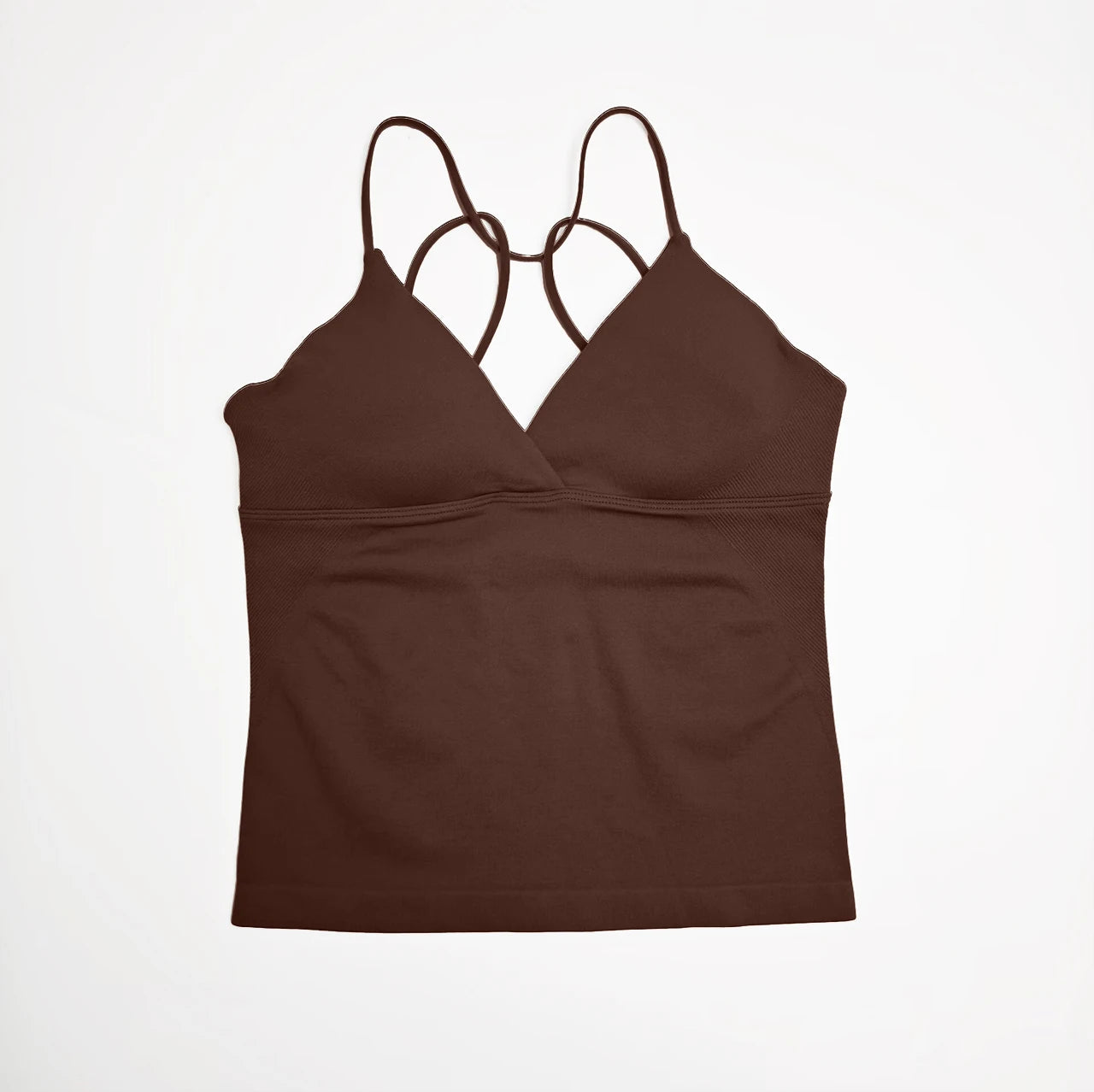 NCLAGEN Vision Twist Front Longline Yoga Tank Top Fitness Training