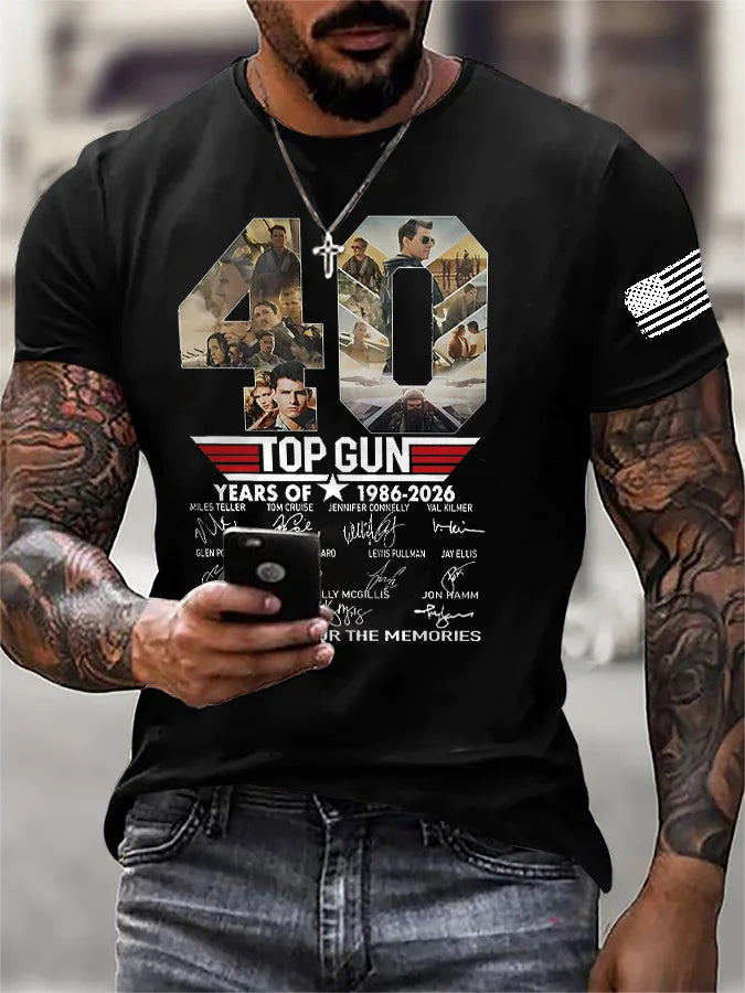 Ilstile Vintage Inspired Retro Aviation Graphic Tee