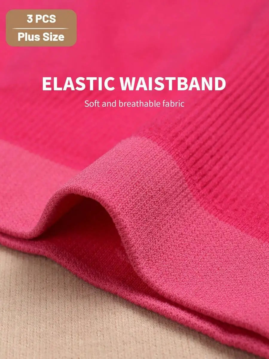 Womens Boxer Briefs Polyester Elastane Stretch Breathable Pack