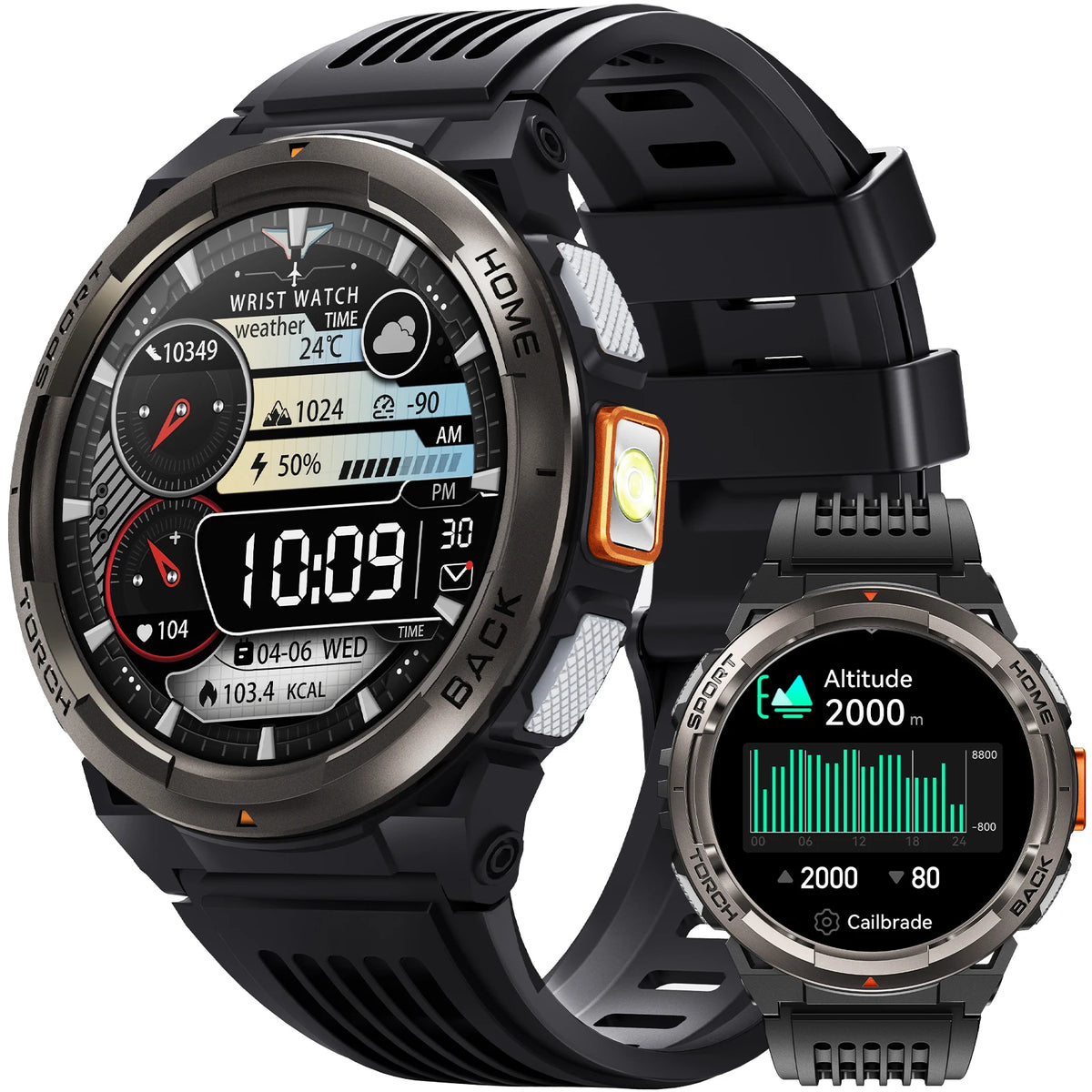 EIGIIS KE5 Smartwatch With Compass Altimeter Barometer