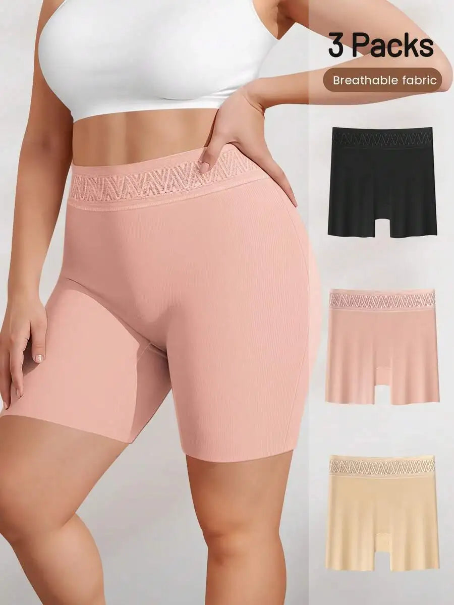 High Waist Seamless Briefs With Tummy Control Soft Breathable Stretchy