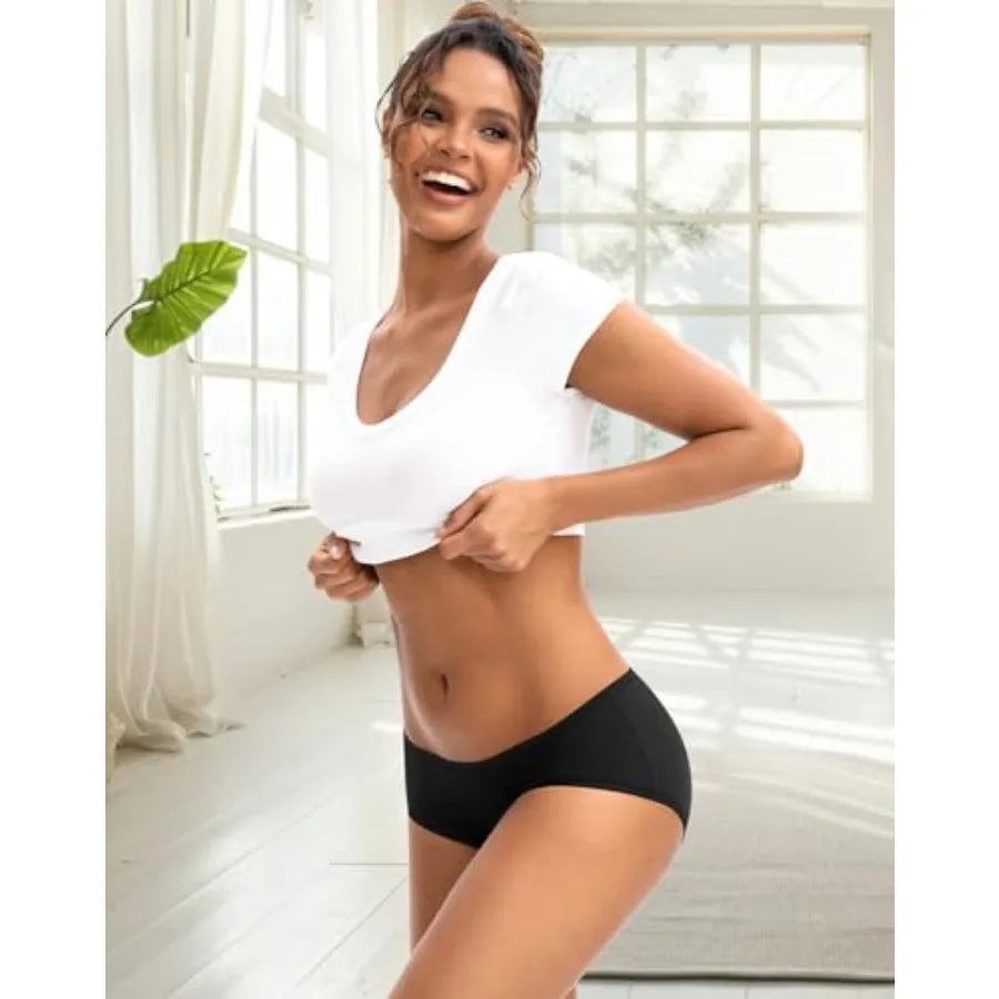 Womens Cotton Hipster Panties Six Pack For Everyday Comfort