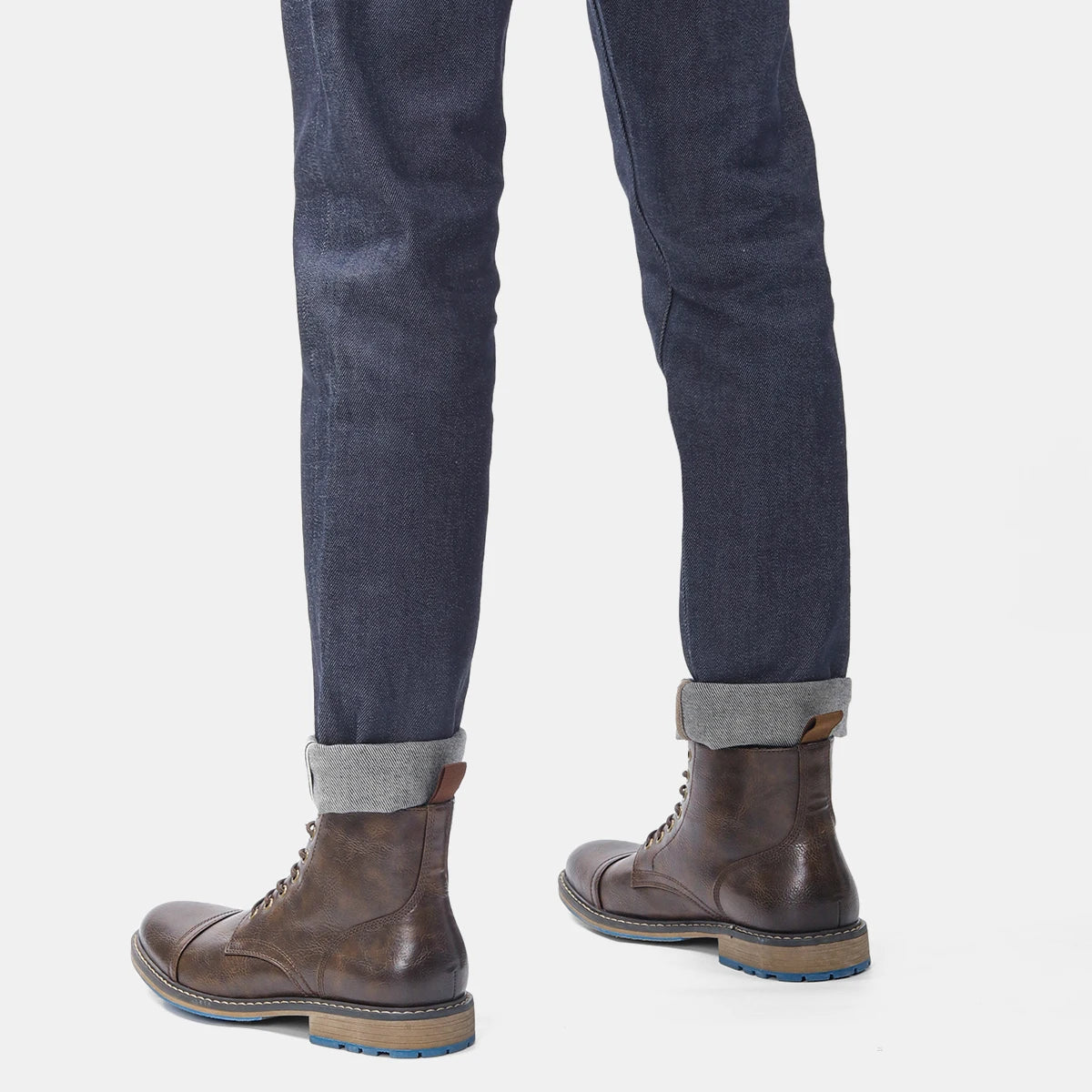 Hecrafted Mens Ankle Boots Comfortable Everyday Wear