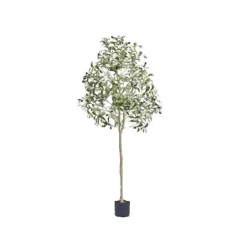 SucceBuy Artificial Olive Tree Faux Plant Indoor Anti Tilt Protection