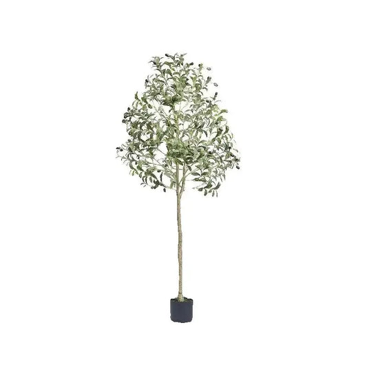 SucceBuy Artificial Olive Tree Faux Plant Indoor Anti Tilt Protection
