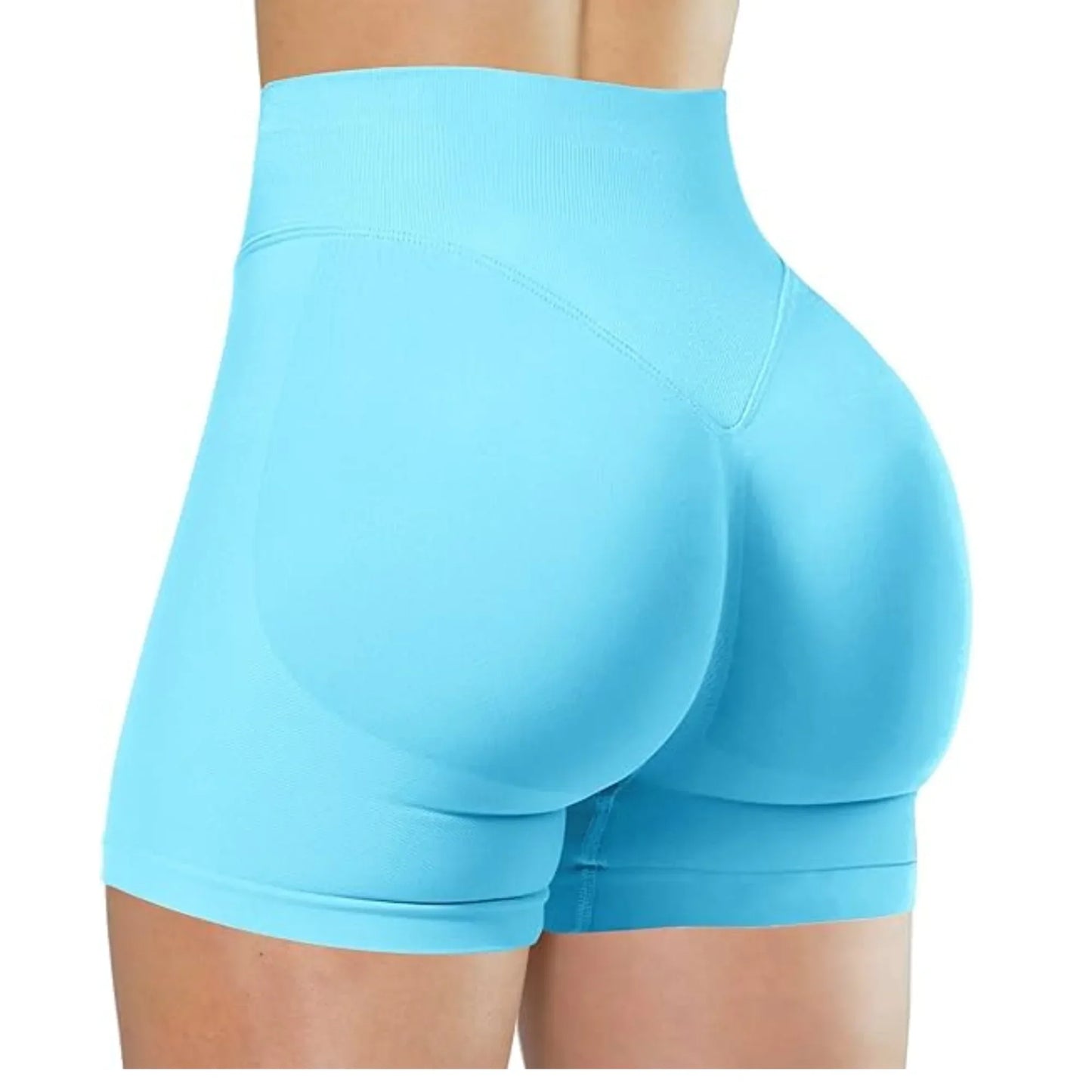 Women High Waisted Yoga Shorts Running And Fitness Pants