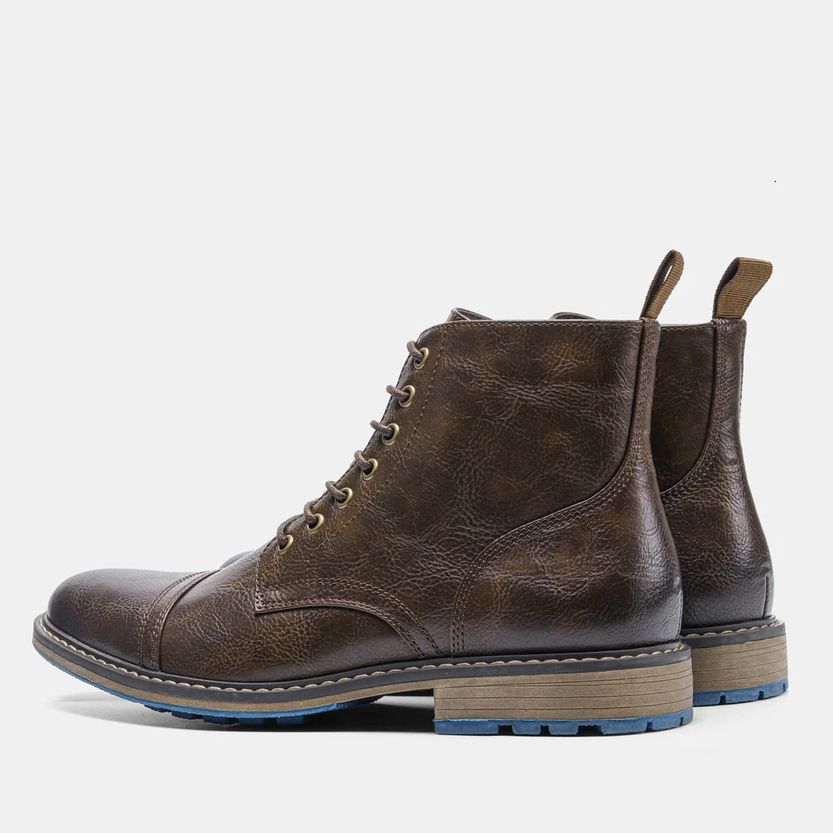 Hecrafted Mens Ankle Boots Comfortable Everyday Wear