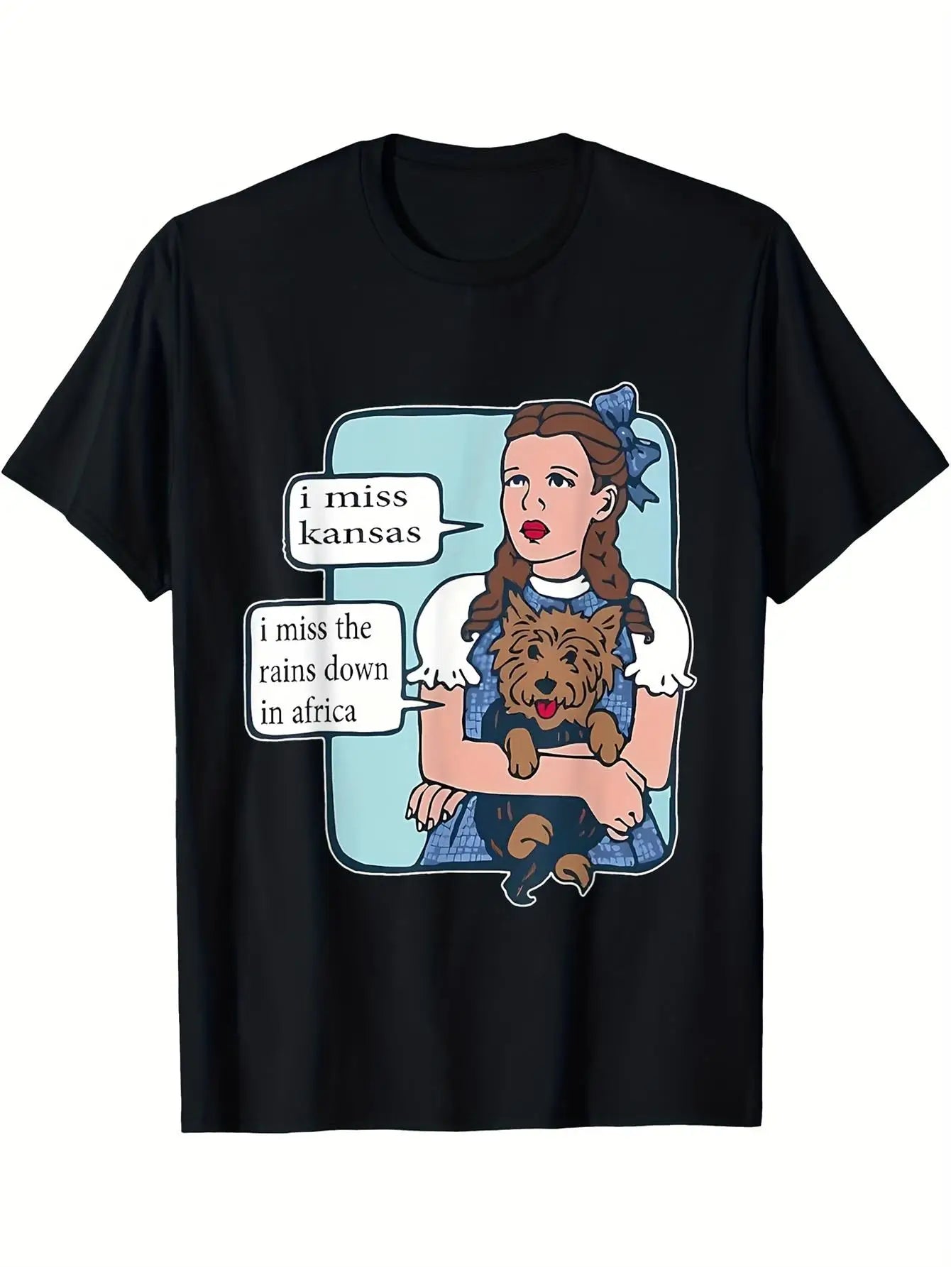 Funny Kansas And African Rain Jokes I Miss Kansas Tshirt